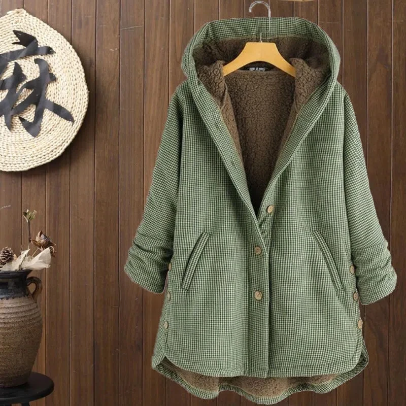 2023 New Fall/winter New Loose Matching Hooded Lamb Wool Thickened Warm Plaid Hoodie Loose Cardigan Coat Solid Color Commute X88
2023 New Fall/winter New Loose Matching Hooded Lamb Wool Thickened Warm Plaid Hoodie Loose Cardigan Coat Solid Color Commute X88