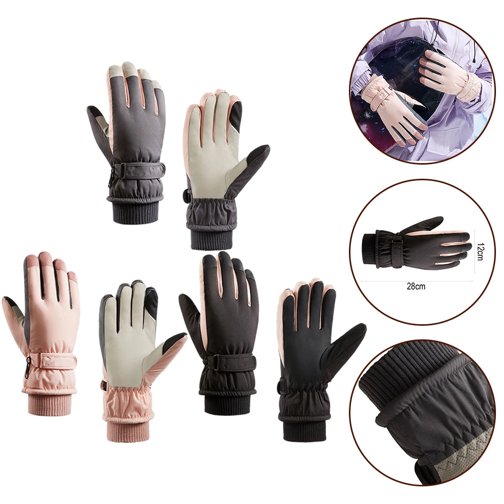 Winter Ski Gloves Women Waterproof Gloves Touch Screen Adjustable Thermal Gloves Outdoor Windproof Cycling Gloves
Winter Ski Gloves Women Waterproof Gloves Touch Screen Adjustable Thermal Gloves Outdoor Windproof Cycling Gloves