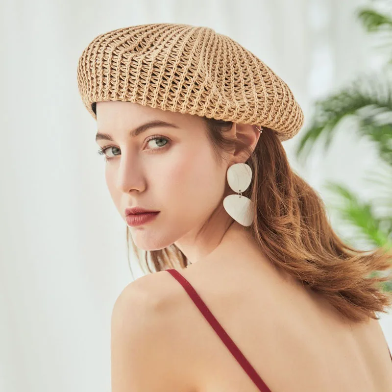 MAXSITI U Summer Breathable Cotton Linen Hollow Out Berets Caps For Women Girl Temperament Painter Hat Adjustable Accessories
MAXSITI U Summer Breathable Cotton Linen Hollow Out Berets Caps For Women Girl Temperament Painter Hat Adjustable Accessories