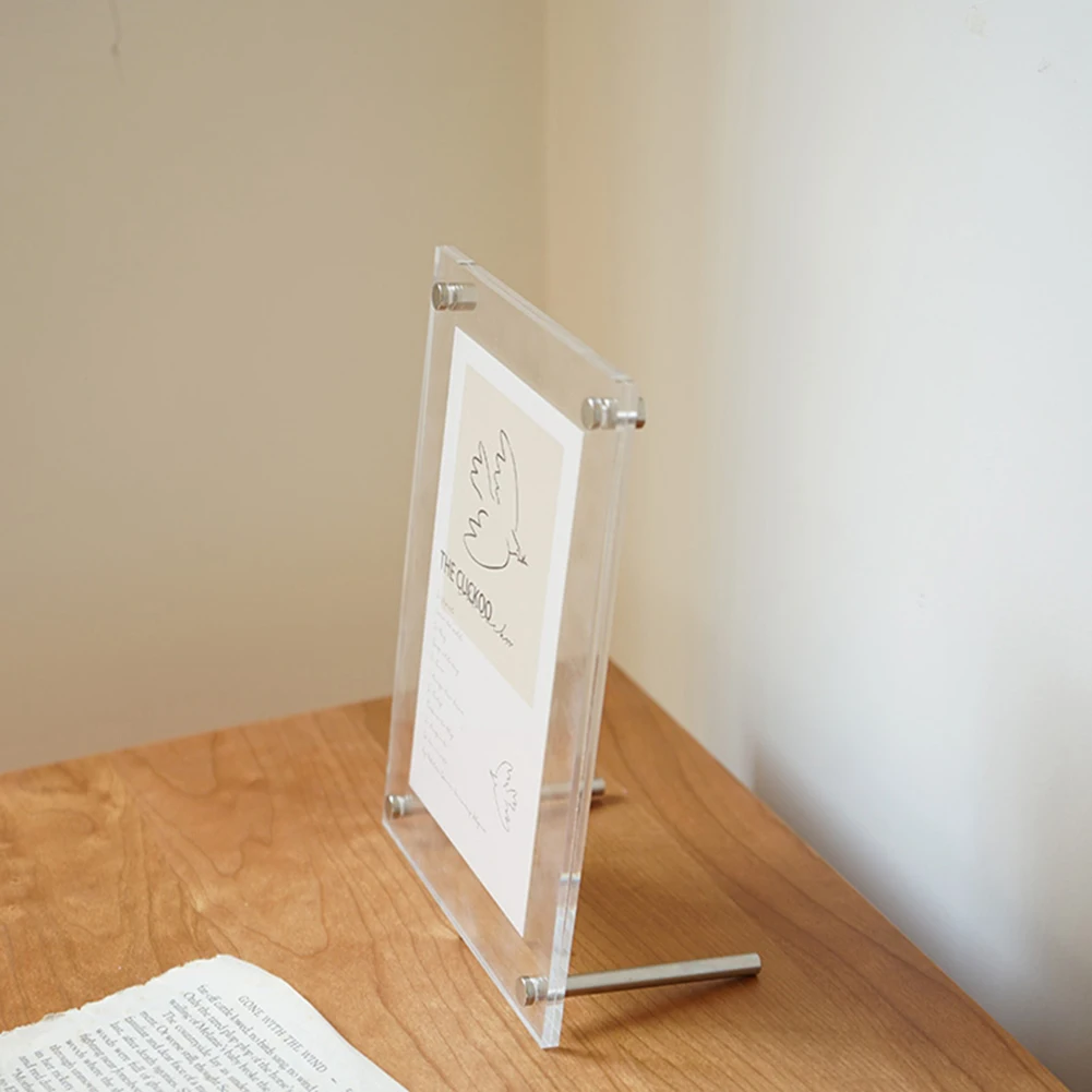 Transparent Acrylic Display Stand Desk Shelf Photo Frames Picture Painting Art Stand Sign Tabletop Display Holder
Transparent Acrylic Display Stand Desk Shelf Photo Frames Picture Painting Art Stand Sign Tabletop Display Holder
