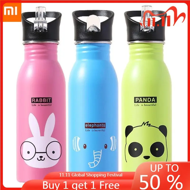 Xiaomi Mijia 500ML Children's Stainless Steel Sports Water Bottles Portable Outdoor Cycling Camping Bicycle Bike Kettle Bottles
Xiaomi Mijia 500ML Children's Stainless Steel Sports Water Bottles Portable Outdoor Cycling Camping Bicycle Bike Kettle Bottles