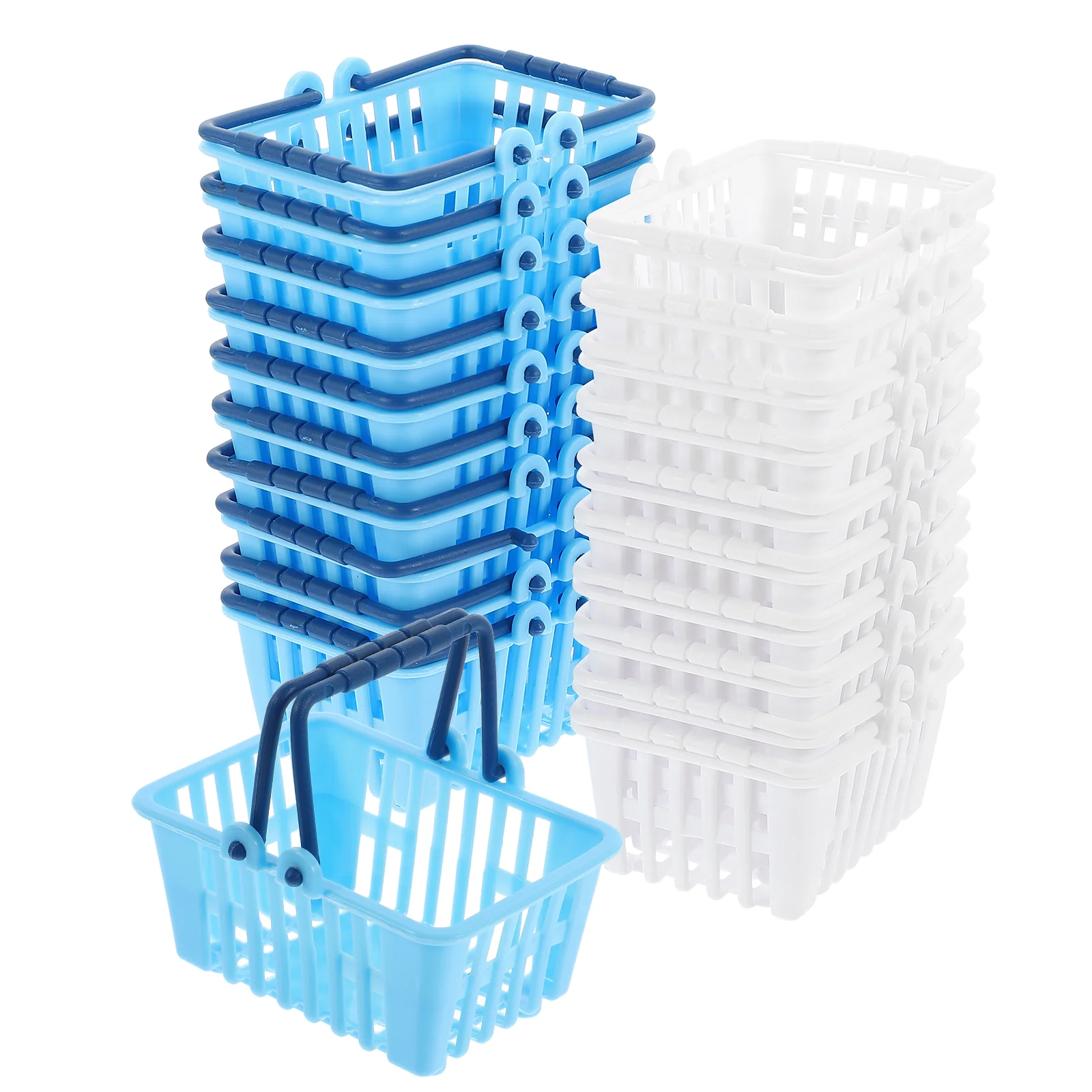 20 Pcs Shopping Basket Tiny Containers Desktop Toy Props Plastic Storage Toys Small Supermarket Hand Models Child Baskets Mini
20 Pcs Shopping Basket Tiny Containers Desktop Toy Props Plastic Storage Toys Small Supermarket Hand Models Child Baskets Mini