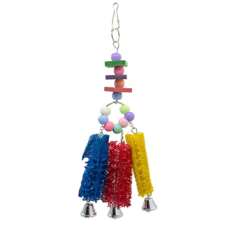 Birds Parrot Chew Loofah Toy Bite Bell Molar Toy Colorful Climbing Stand Swing for Parrots and Birds
Birds Parrot Chew Loofah Toy Bite Bell Molar Toy Colorful Climbing Stand Swing for Parrots and Birds