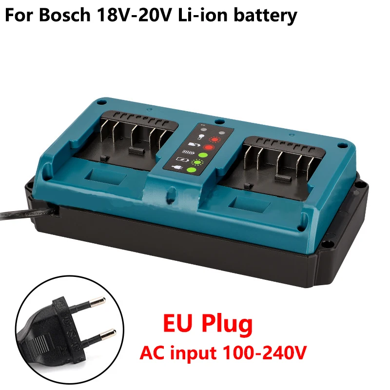 Зарядное устройство Bosch 18В двойной порт
Зарядное устройство Bosch 18В двойной порт
