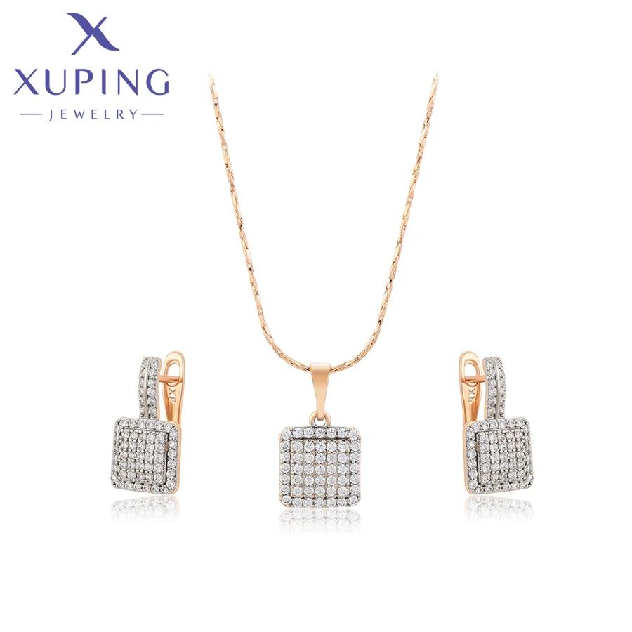 Xuping Jewelry New Arrival Fashion Gold Color Earring Pendant Set for Women Gift 14SET238S
Xuping Jewelry New Arrival Fashion Gold Color Earring Pendant Set for Women Gift 14SET238S