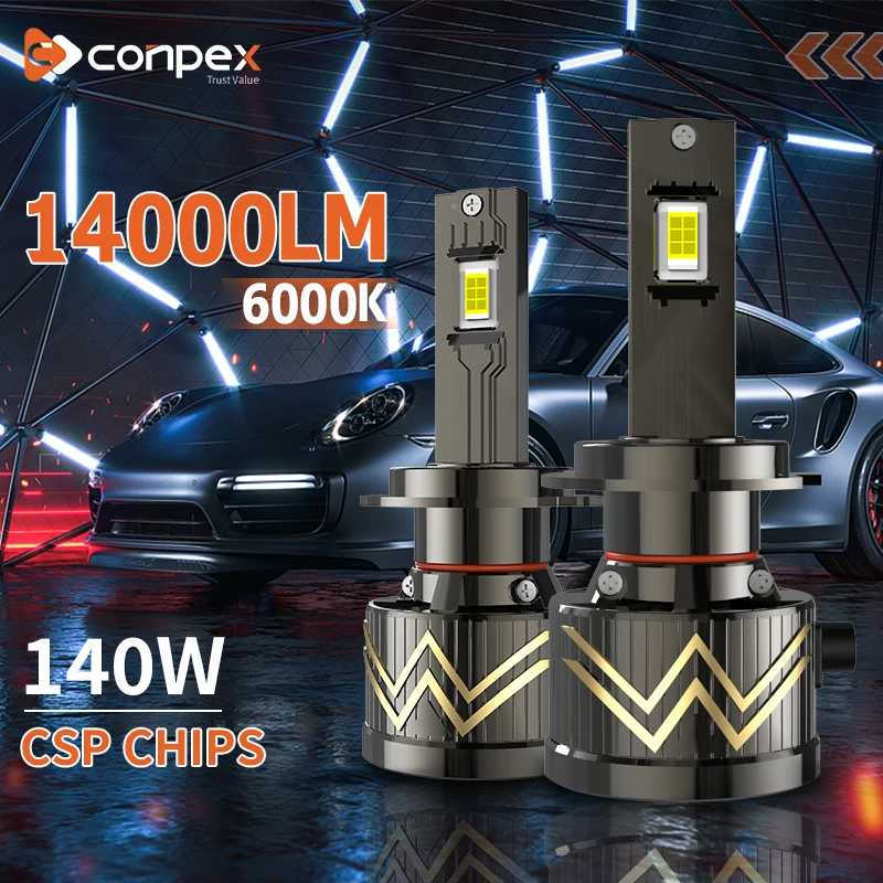 Conpex H7 светодиодные фары Canbus H4 светодиодсветодиодный фары H11 СВЕТОДИОДНАЯ Лампа H1 H3 9005 9006 140 Вт Супер белый 6000 лм K дальний и ближний свет
Conpex H7 светодиодные фары Canbus H4 светодиодсветодиодный фары H11 СВЕТОДИОДНАЯ Лампа H1 H3 9005 9006 140 Вт Супер белый 6000 лм K дальний и ближний свет