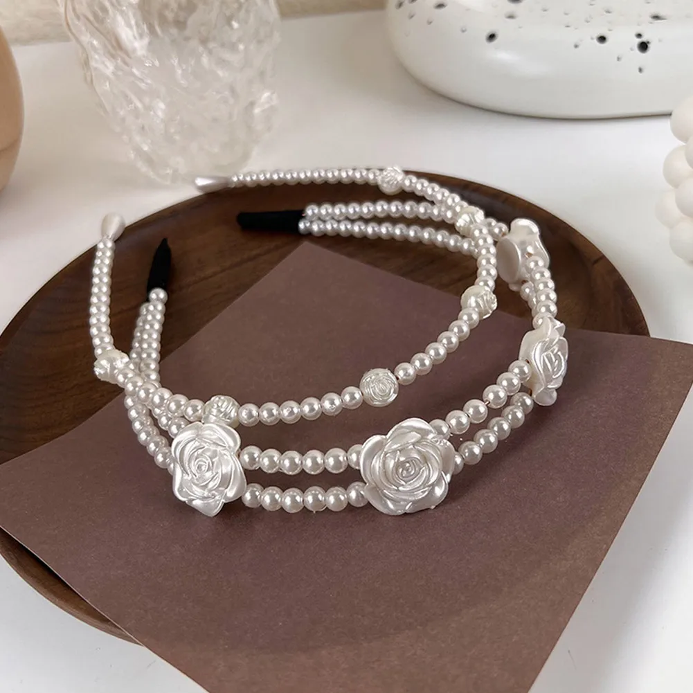 Women's Fashion Pearl Hair Bands Women's Metal Headbands Elastic Hair Accessories Barrettes Rhinestone Wedding Banquet Jewelry
Women's Fashion Pearl Hair Bands Women's Metal Headbands Elastic Hair Accessories Barrettes Rhinestone Wedding Banquet Jewelry