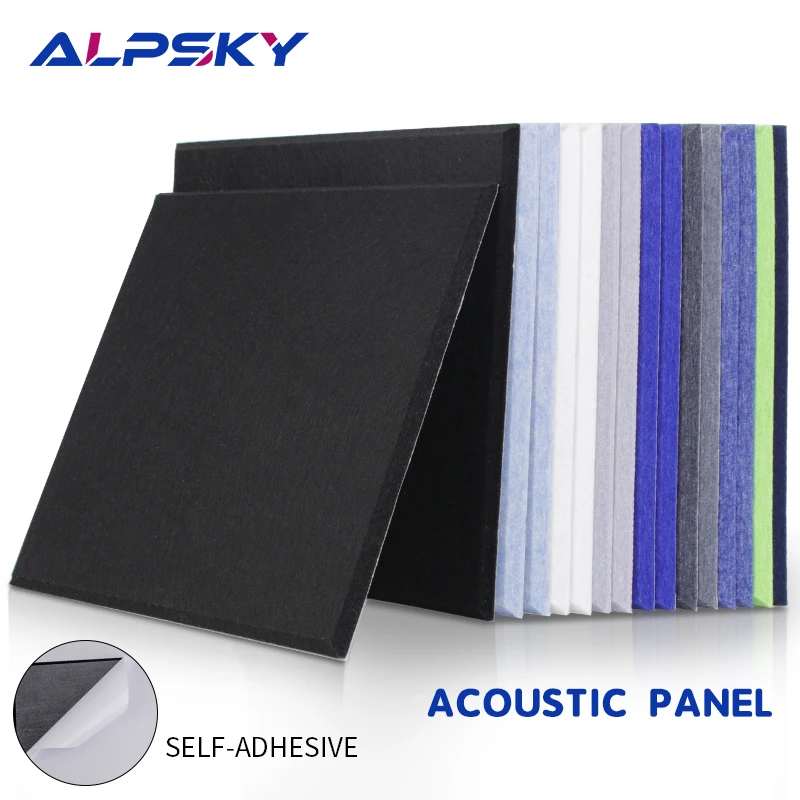 6Pcs Square Self-adhesive Acoustic Panel Polyester Soundproofing Wall Panels Sound Proof Study Meeting Room Nursery Wall Decor
6Pcs Square Self-adhesive Acoustic Panel Polyester Soundproofing Wall Panels Sound Proof Study Meeting Room Nursery Wall Decor