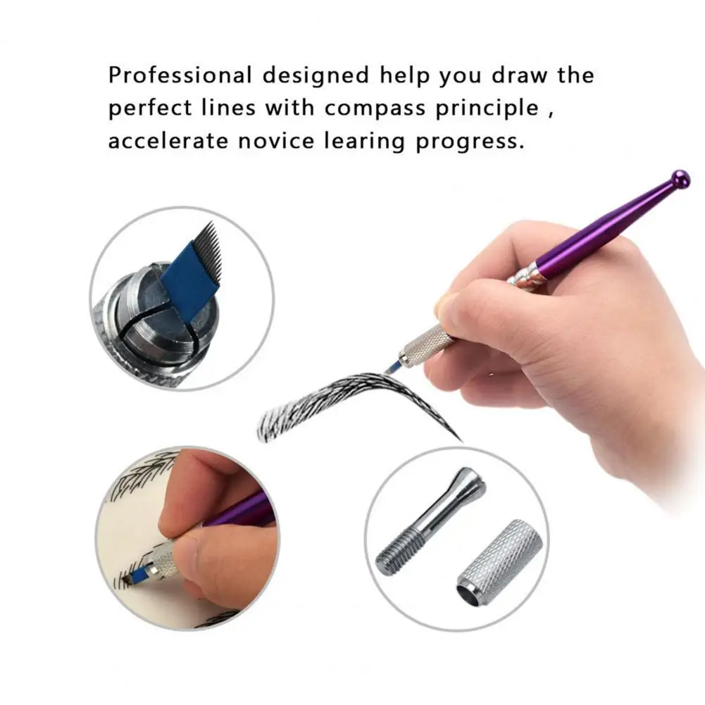Manual 1 Set Premium Beginner Eyebrow Tattoo Tool Multifunctional Eyebrow Tattoo Pen Thin for Adult
Manual 1 Set Premium Beginner Eyebrow Tattoo Tool Multifunctional Eyebrow Tattoo Pen Thin for Adult