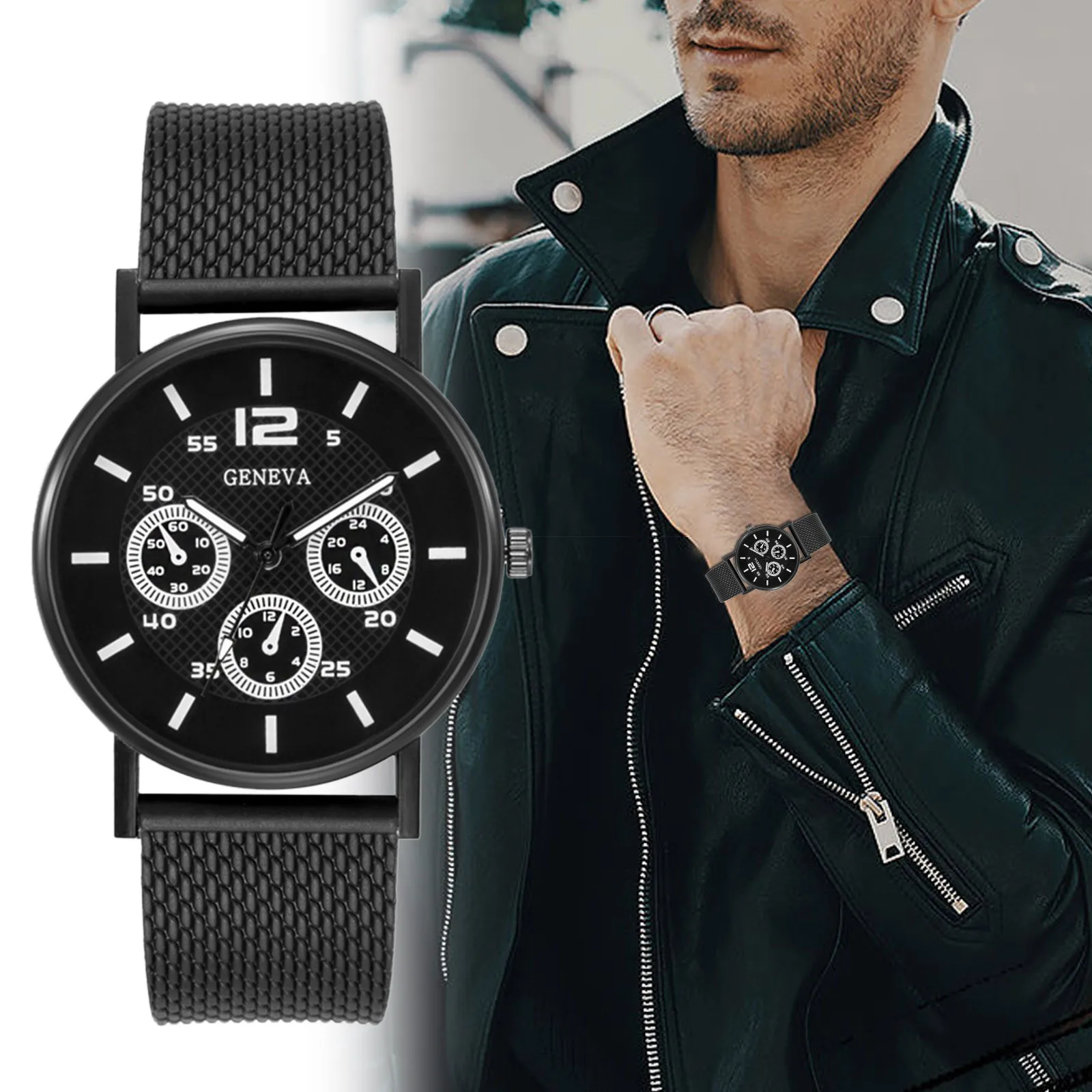 Mans Watch Watch Leather With Strap Dial Watch Men's Gift Fashion Quartz Sleek Minimalist Men's Watch relojes para hombre #50
Mans Watch Watch Leather With Strap Dial Watch Men's Gift Fashion Quartz Sleek Minimalist Men's Watch relojes para hombre #50