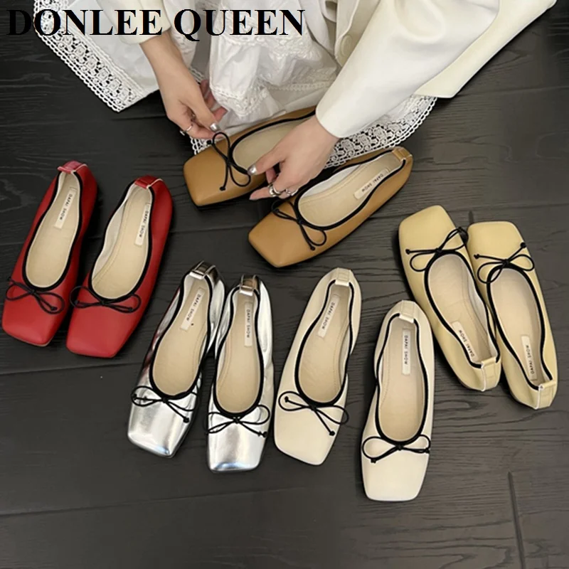 Women Flats Shoes Square Toe Ballet Shoe Women Casual Loafer Soft Elastic Shallow Spring Ballerina Dress Office Zapatos De Mujer
Women Flats Shoes Square Toe Ballet Shoe Women Casual Loafer Soft Elastic Shallow Spring Ballerina Dress Office Zapatos De Mujer