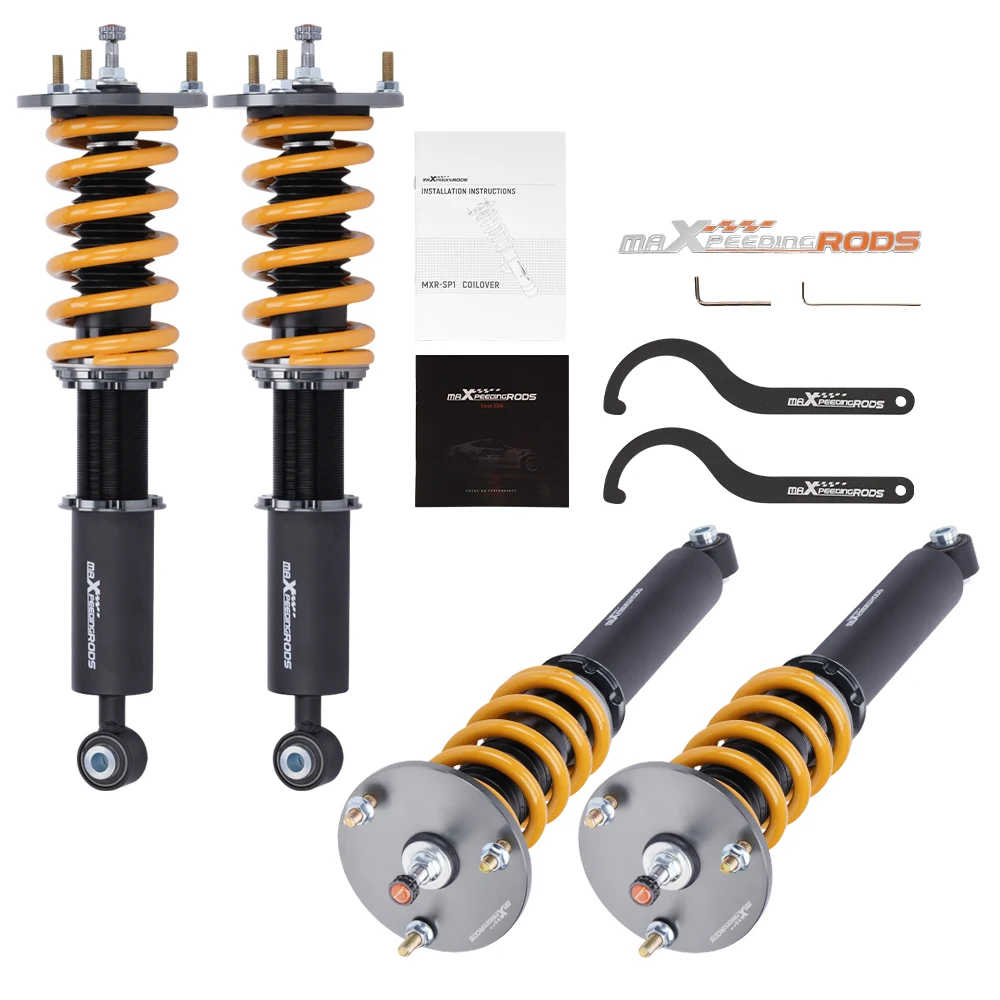 Coilover Shock Struts For Lexus LS400 XF10 1990-1994 for Toyota Celsior 1990-1994 24 Levels Adjustable Damper Absorbers
Coilover Shock Struts For Lexus LS400 XF10 1990-1994 for Toyota Celsior 1990-1994 24 Levels Adjustable Damper Absorbers