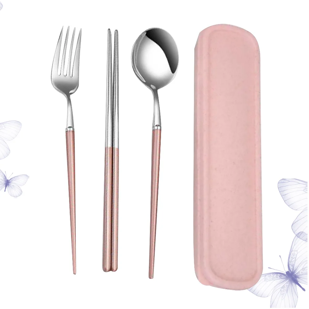 3 Pcs Storage Box Silverware Travel Silverware Set Outdoor Reusable Utensils Case Stainless Steel Flatware Student
3 Pcs Storage Box Silverware Travel Silverware Set Outdoor Reusable Utensils Case Stainless Steel Flatware Student