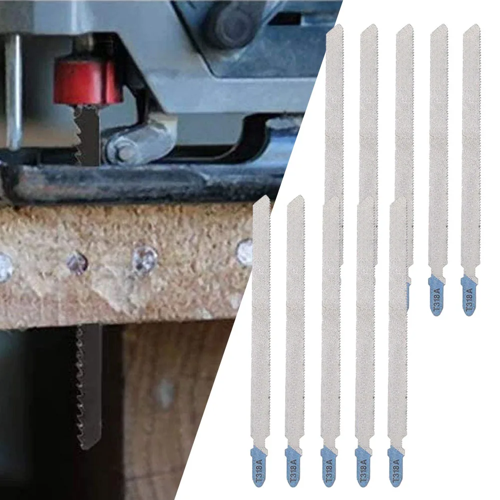 10Pcs HSS Reciprocating Saw Blades Jigsaw Blades T318A 132mm Wood PVC Fibreboard Thin Metal Cutting Hand Tools Accessories
10Pcs HSS Reciprocating Saw Blades Jigsaw Blades T318A 132mm Wood PVC Fibreboard Thin Metal Cutting Hand Tools Accessories