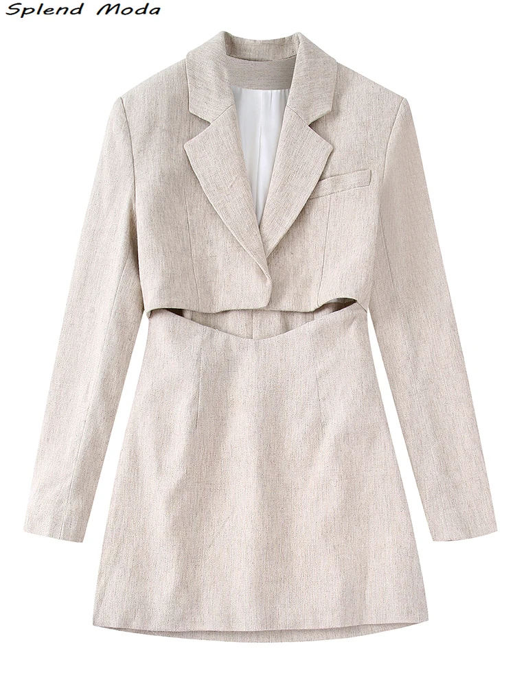 Splend Moda 2022 ZA Women Fashion Office Lady Style Solid Hollow Out Mini Dress Casual Lapel Collar Long Sleeve Chic Dresses
Splend Moda 2022 ZA Women Fashion Office Lady Style Solid Hollow Out Mini Dress Casual Lapel Collar Long Sleeve Chic Dresses
