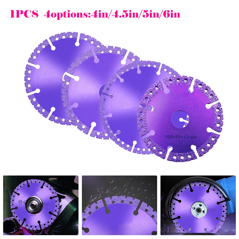100/115/125150mm Diamond Circular Saw Blade Cutting Wheel Disc For Cast Iron Copper Pipe Corrugate Roofing Drywall
100/115/125150mm Diamond Circular Saw Blade Cutting Wheel Disc For Cast Iron Copper Pipe Corrugate Roofing Drywall