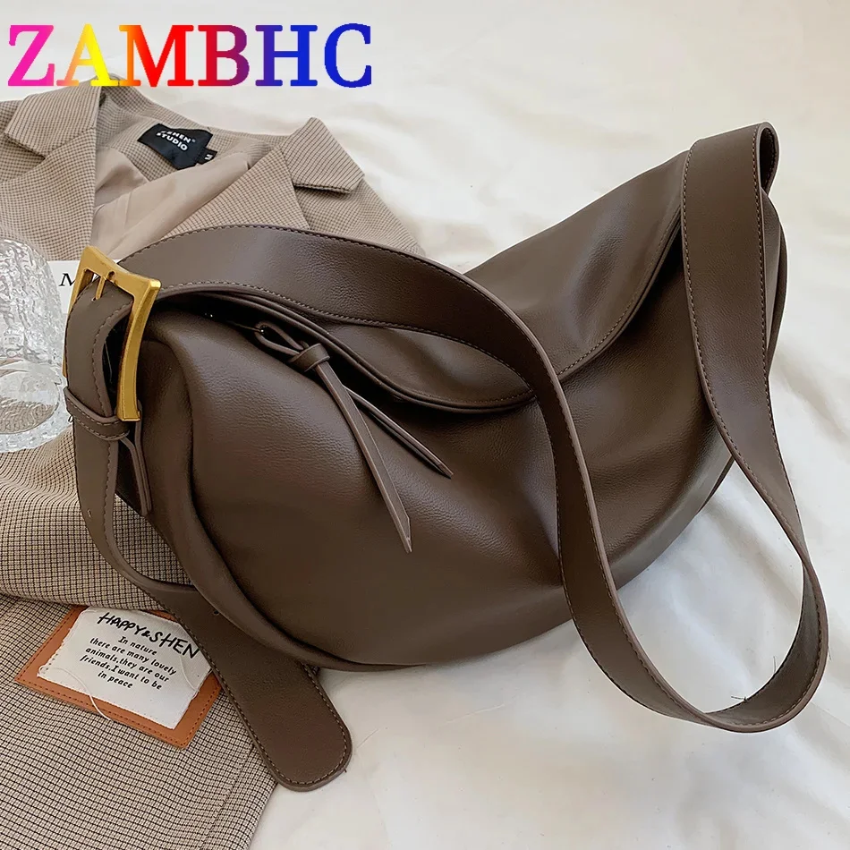 Large Crossbody Bags for Women Luxury Brand Handbags Solid Soft Leather Shoulder Bag Female 2023 Travel Hobos Vintage Sac New 
Large Crossbody Bags for Women Luxury Brand Handbags Solid Soft Leather Shoulder Bag Female 2023 Travel Hobos Vintage Sac New