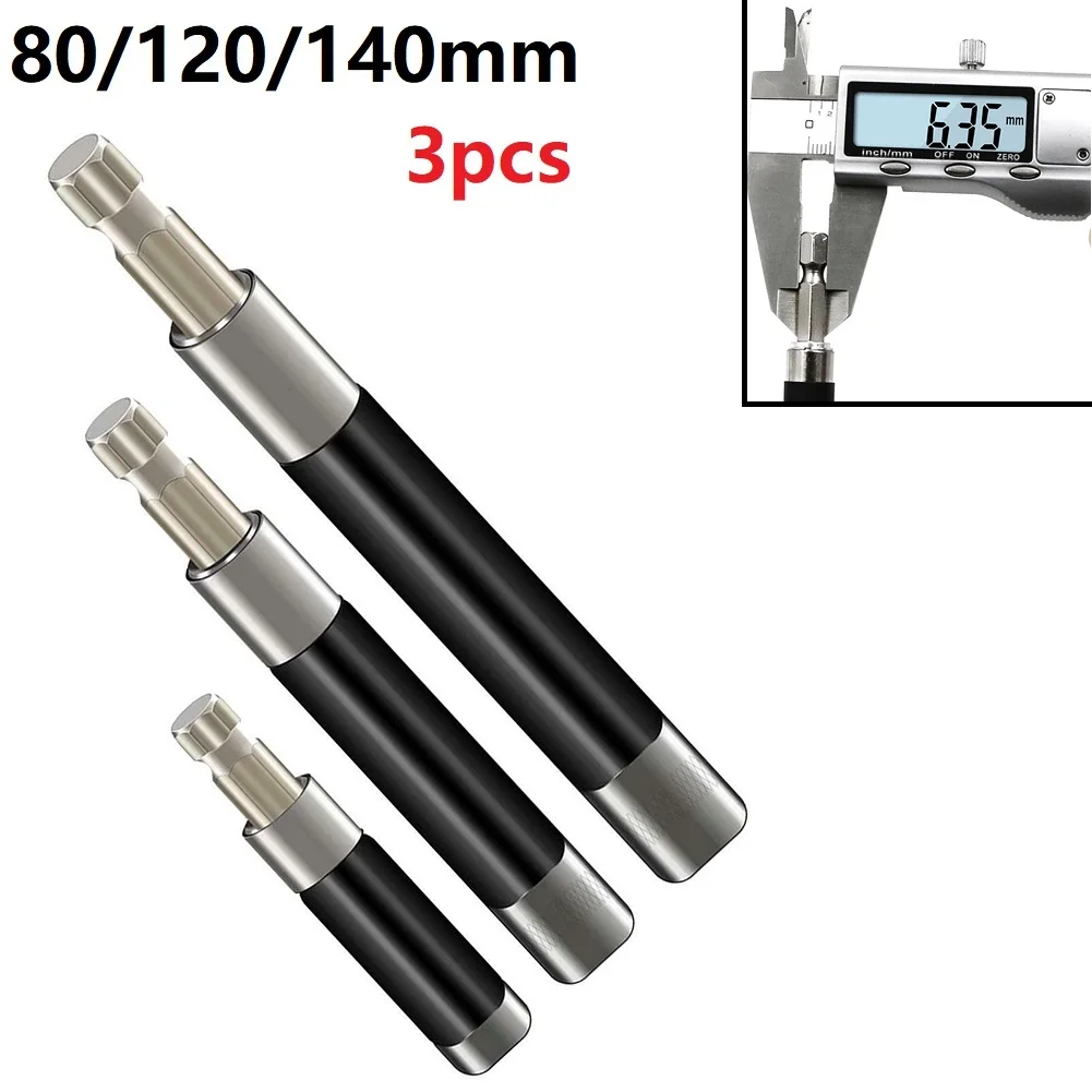 3pcs 1/4 Hex Shank Quick Release Magnetic Screwdriver Bit Multitul Bits Tip Screwdriver Holder Adapter Head 80/120/140MM
3pcs 1/4 Hex Shank Quick Release Magnetic Screwdriver Bit Multitul Bits Tip Screwdriver Holder Adapter Head 80/120/140MM