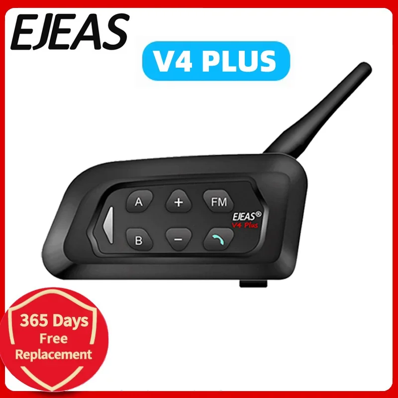 EJEAS V4 Plus Мотоциклетный шлем Bluetooth Домофон Talkie 4 гонщики Расстояние 1500 метров Полный дуплекс IP65 Водонепроницаемый
EJEAS V4 Plus Мотоциклетный шлем Bluetooth Домофон Talkie 4 гонщики Расстояние 1500 метров Полный дуплекс IP65 Водонепроницаемый