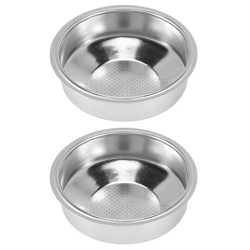2X Coffee Filter, 51Mm Stainless Steel Coffee Filter Cup Basket, Non-Pressure Coffee Maker Filters, Machine Accessory B
2X Coffee Filter, 51Mm Stainless Steel Coffee Filter Cup Basket, Non-Pressure Coffee Maker Filters, Machine Accessory B
