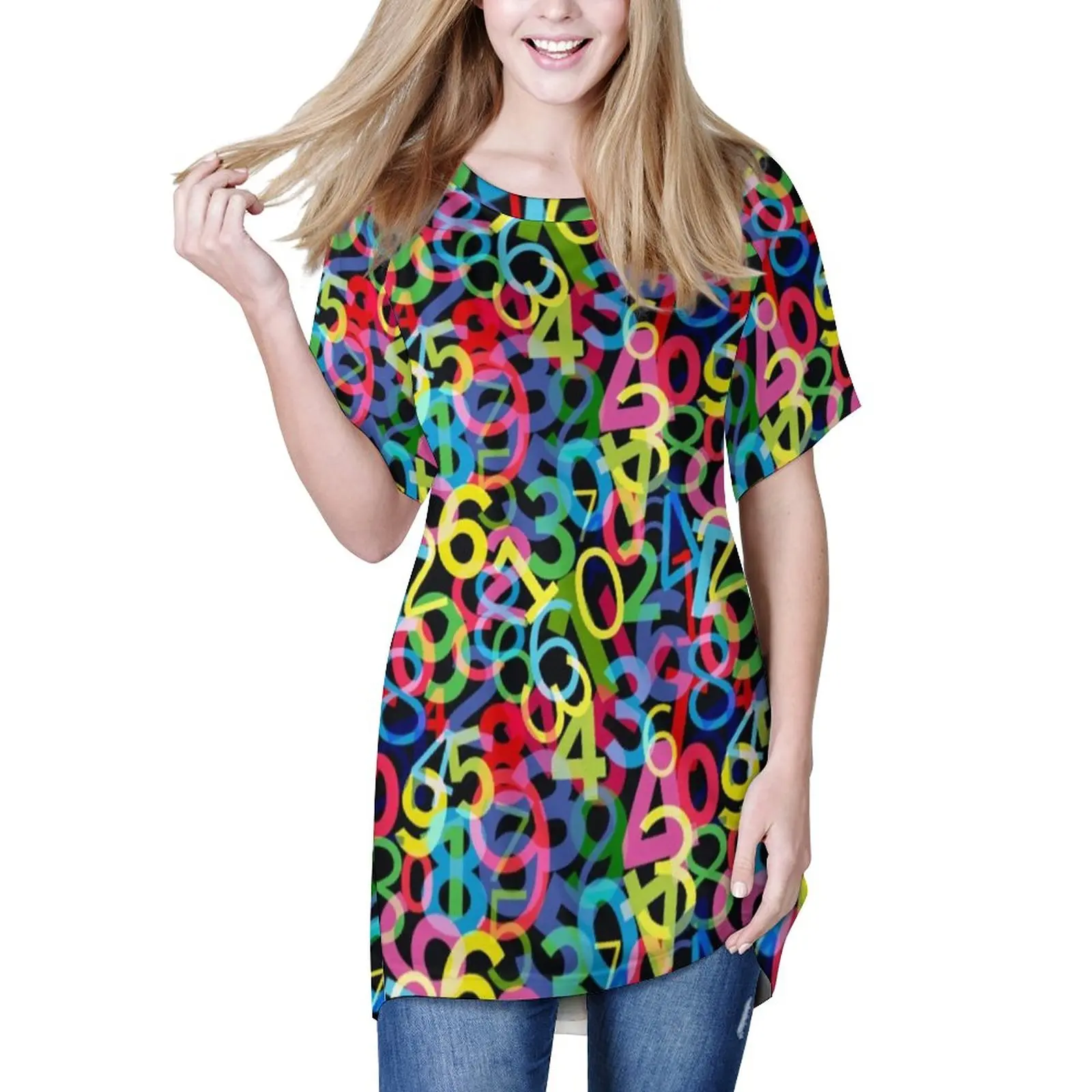 Футболка женская оверсайз с рисунком цифр, цветная тенниска с математическим принтом, крутая пикантная длинная майка с графическим принтом...
Футболка женская оверсайз с рисунком цифр, цветная тенниска с математическим принтом, крутая пикантная длинная майка с графическим принтом...