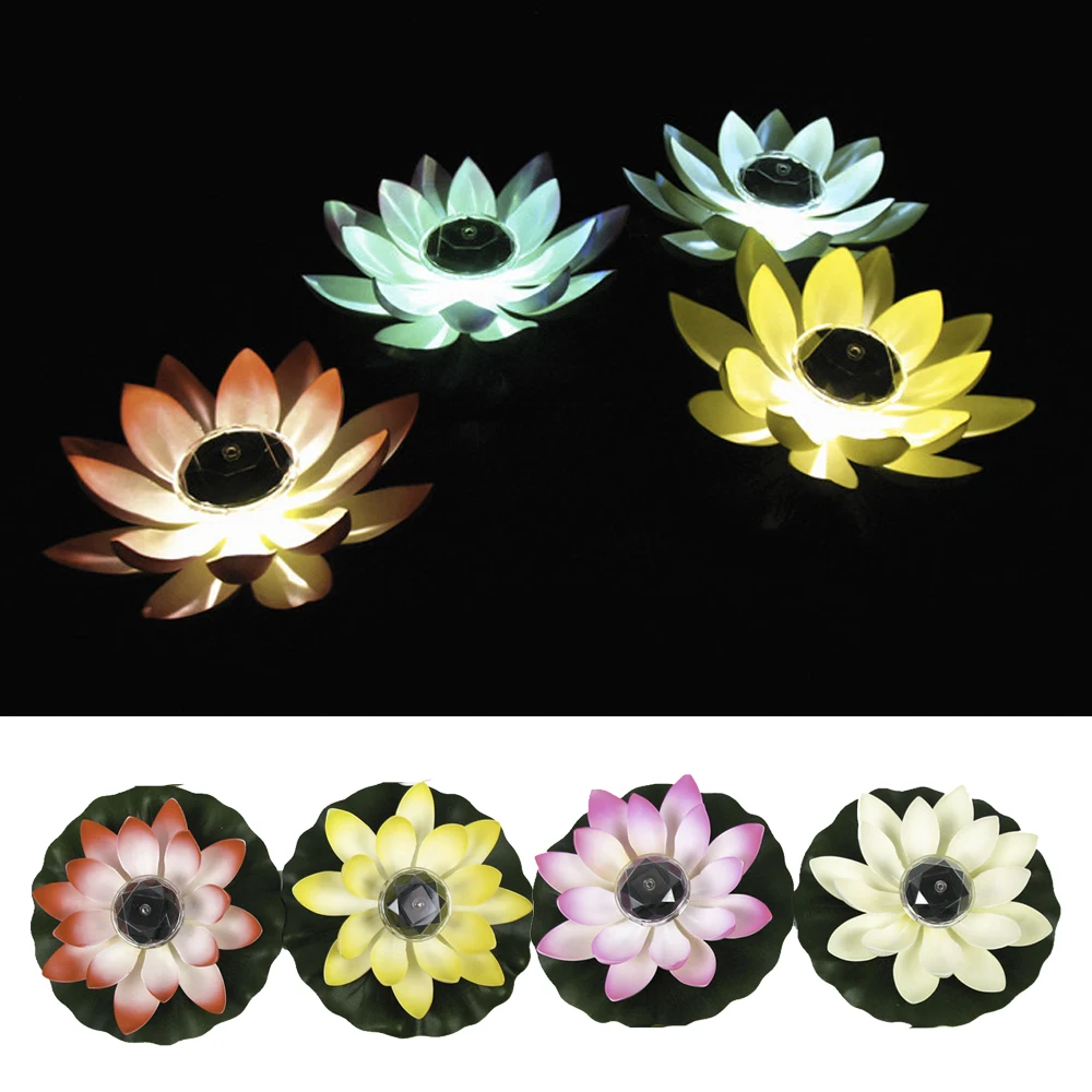 Solar Powered LED Flower Light Artificial Lotus Shape Floating Fountain Pond Garden Pool Lamp Led Night Light Solar Pool Light
Solar Powered LED Flower Light Artificial Lotus Shape Floating Fountain Pond Garden Pool Lamp Led Night Light Solar Pool Light