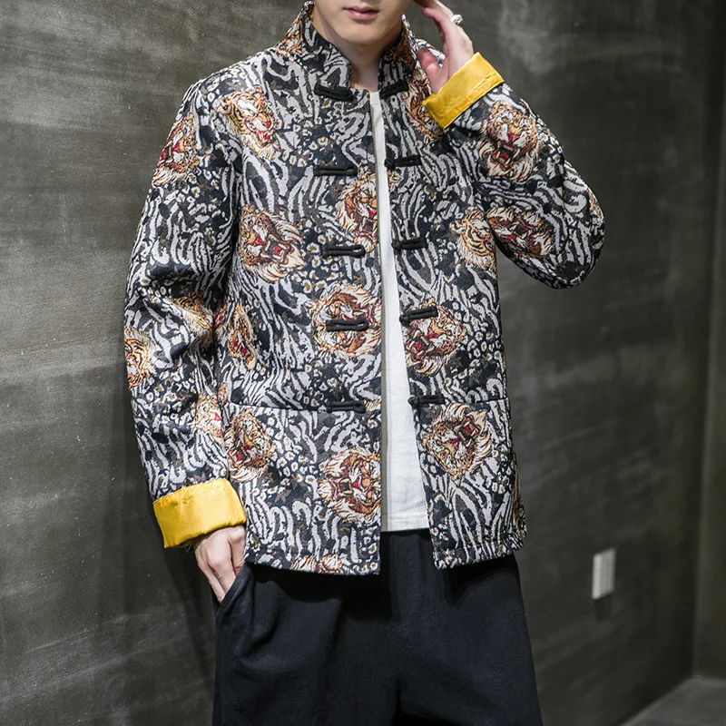 Wu Dang Clan Coat Chinese Style Hanfu Men Ethnic Retro Tops Streetwear Mens Clothing Button Tang Suit Kung Fu Clothes
Wu Dang Clan Coat Chinese Style Hanfu Men Ethnic Retro Tops Streetwear Mens Clothing Button Tang Suit Kung Fu Clothes