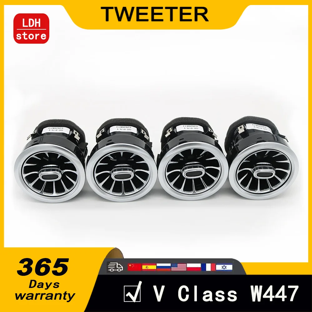 Turbo Air Vent Outlet Interior Ambient Light Car Atmosphere Light Turbine AC Vents For Mercedes Benz V Class
Turbo Air Vent Outlet Interior Ambient Light Car Atmosphere Light Turbine AC Vents For Mercedes Benz V Class