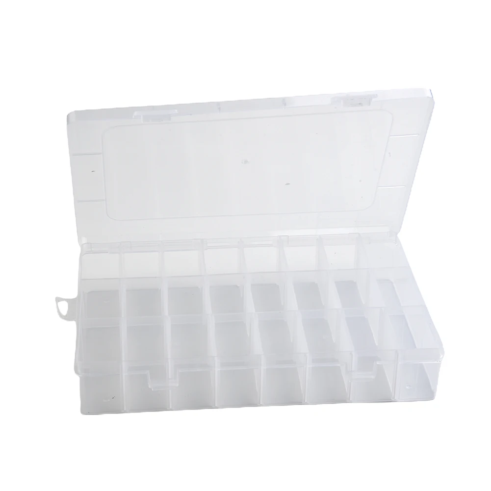 1pc 24 Grids Compartment Plastic Storage Box Craft Parts Earrings Necklaces Pearls Organizer Container Dustproof Home Storage
1pc 24 Grids Compartment Plastic Storage Box Craft Parts Earrings Necklaces Pearls Organizer Container Dustproof Home Storage