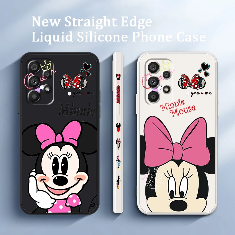 Disney Minnie Mickey Love Art Phone Case For Samsung A73 A53 A54 A34 A14 A13 A03 A03S A72 A52 A32 5G Liquid Left Rope TPU Cover
Disney Minnie Mickey Love Art Phone Case For Samsung A73 A53 A54 A34 A14 A13 A03 A03S A72 A52 A32 5G Liquid Left Rope TPU Cover