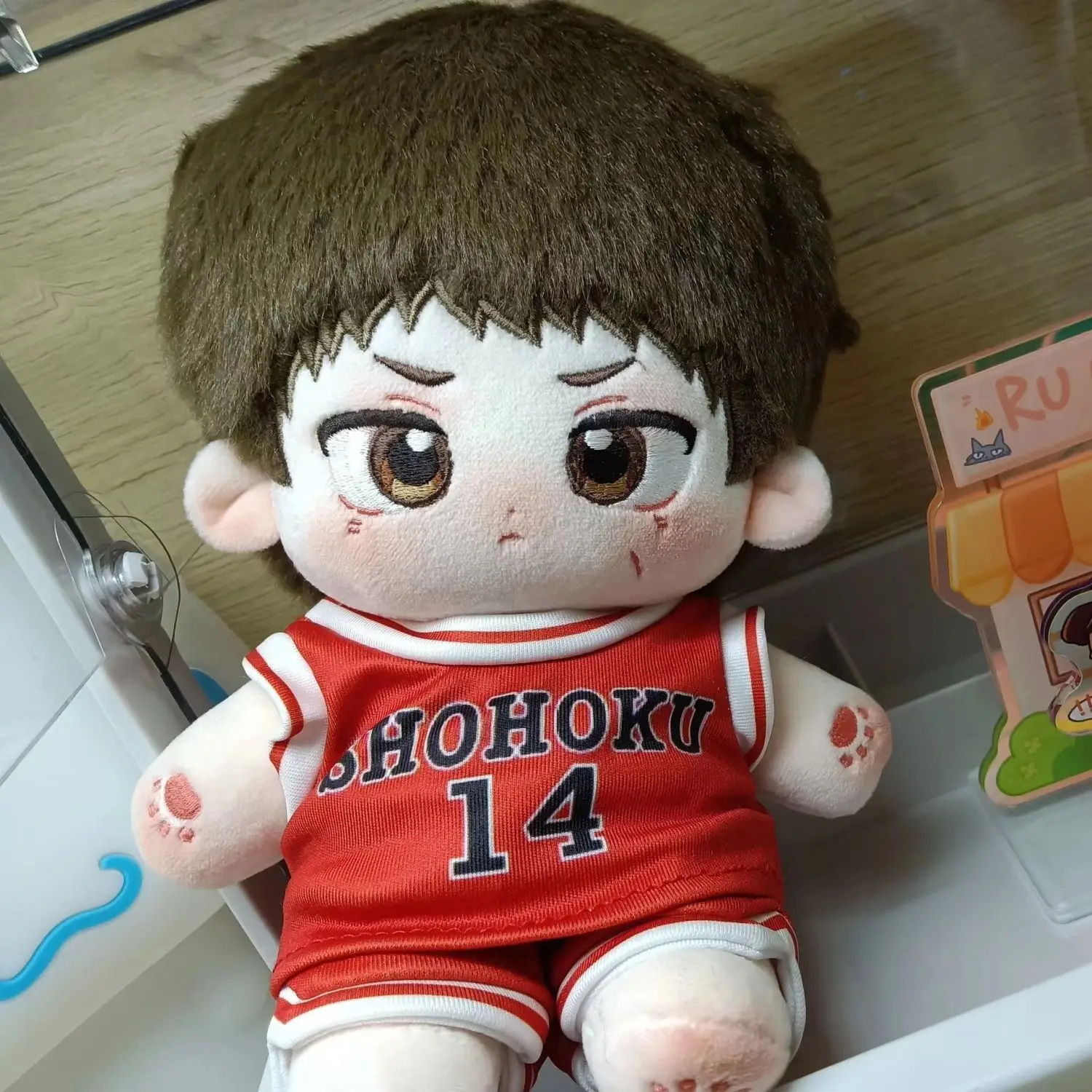 Красивая плюшевая кукла Mitsui Hisashi для косплея SLAM DUNK, 20 см, наряд, аниме плюшевый подарок на Рождество
Красивая плюшевая кукла Mitsui Hisashi для косплея SLAM DUNK, 20 см, наряд, аниме плюшевый подарок на Рождество