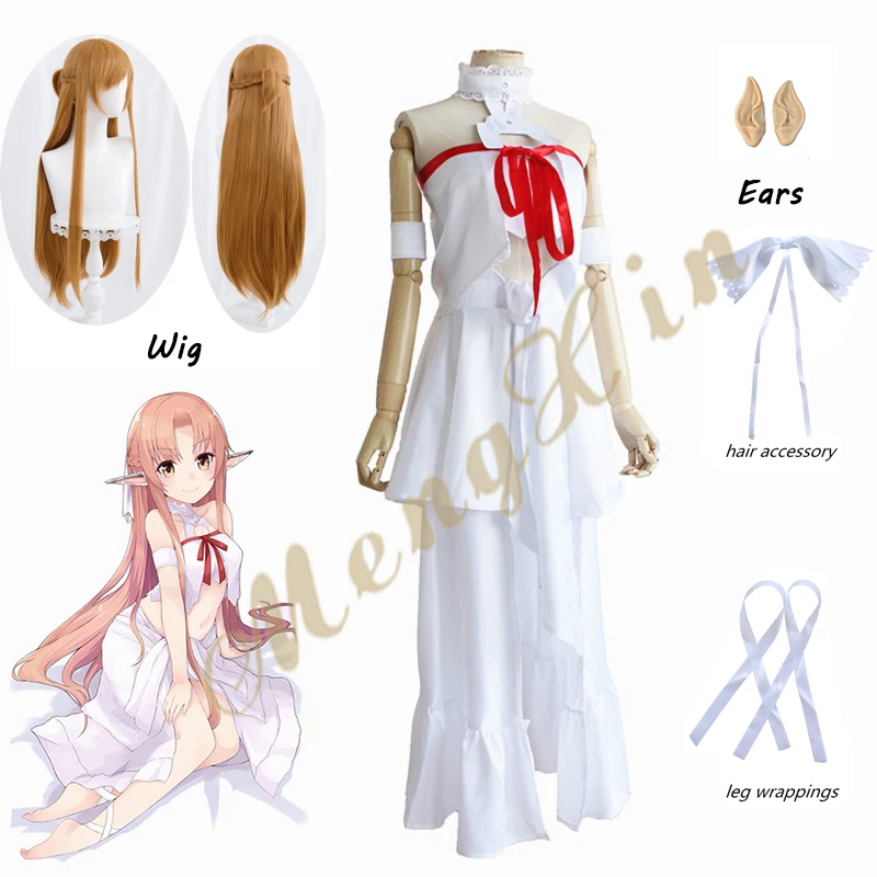 Anime Sword Art Online Asuna Yuuki Cosplay Costume Accessory Prop Full Set White Dress Halloween Christmas Suit Custom Made
Anime Sword Art Online Asuna Yuuki Cosplay Costume Accessory Prop Full Set White Dress Halloween Christmas Suit Custom Made