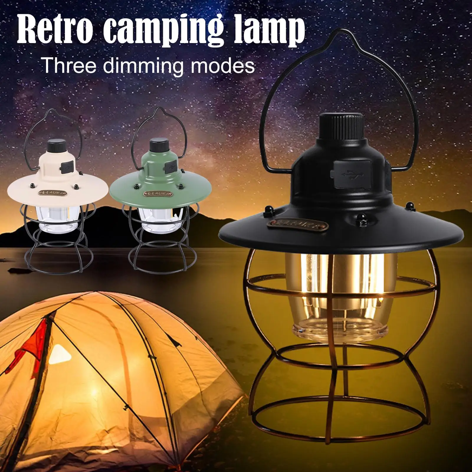 Mini Retro Metal Chandelier Warm Light LED Camping Light Rechargeable Light Waterproof Outdoor Tent Camping Light
Mini Retro Metal Chandelier Warm Light LED Camping Light Rechargeable Light Waterproof Outdoor Tent Camping Light