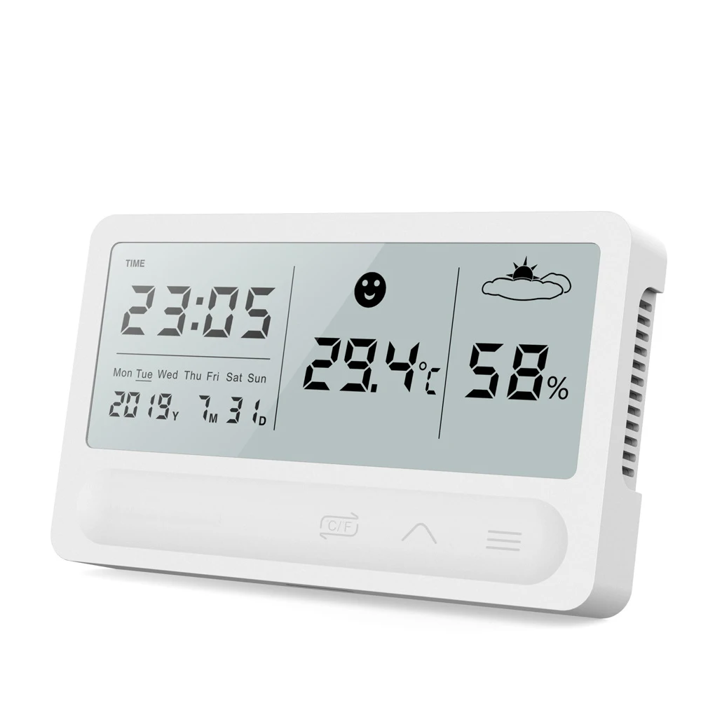 Humidity Meter Thermometer LCD Screen Multifunctional Fine Workmanship Handy Installation Sensitivity Digital Hygrometer
Humidity Meter Thermometer LCD Screen Multifunctional Fine Workmanship Handy Installation Sensitivity Digital Hygrometer