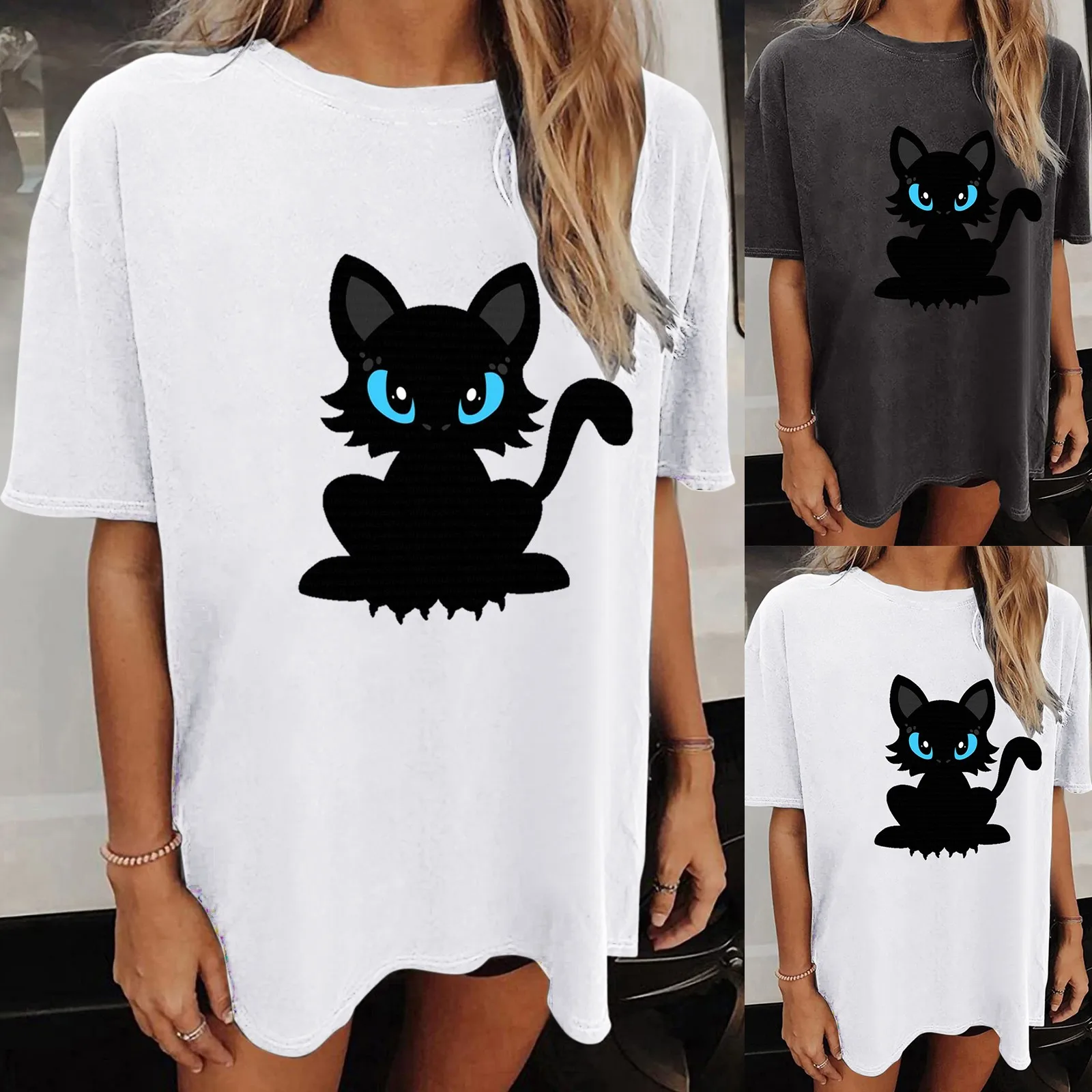 Summer Womens Short Sleeve Crew Neck Skeleton Printed T Shirt Top Nice Blouse for Women Womens Tops Short Sleeve
Summer Womens Short Sleeve Crew Neck Skeleton Printed T Shirt Top Nice Blouse for Women Womens Tops Short Sleeve