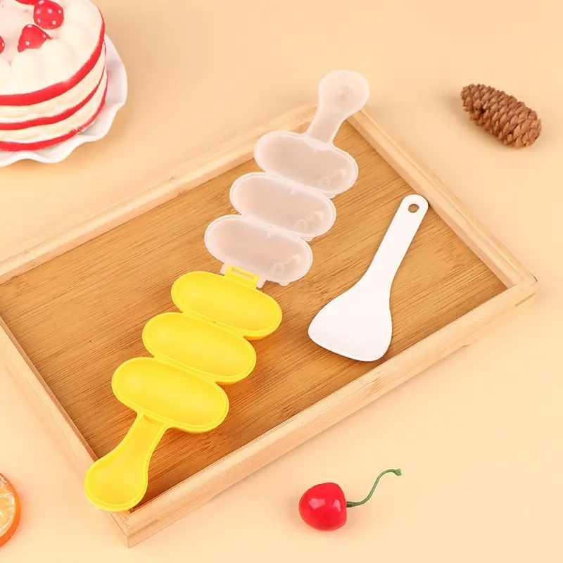 1 Set 3 Rice Ball Set Sushi Roll Sushi Mold Rice Ball Rice Ball Bento Press Mold DIY Tools Kitchen Accessories
1 Set 3 Rice Ball Set Sushi Roll Sushi Mold Rice Ball Rice Ball Bento Press Mold DIY Tools Kitchen Accessories