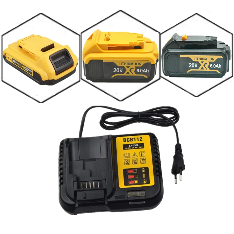 Сменный литиевый аккумулятор DCB200 20 в 6000 мАч для DeWalt 18 в DCB184 DCB200 DCB182 DCB180 DCB181 DCB182 DCB201 DCB206 L50
Сменный литиевый аккумулятор DCB200 20 в 6000 мАч для DeWalt 18 в DCB184 DCB200 DCB182 DCB180 DCB181 DCB182 DCB201 DCB206 L50