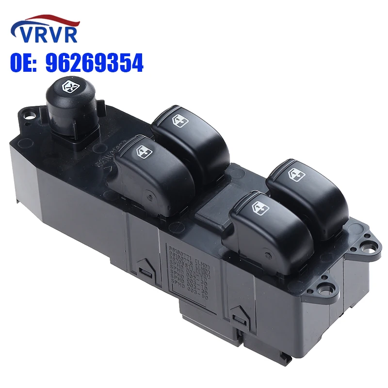 VRVR 96269354 LHD левый водительский боковой выключатель главного стекла, стеклоподъемник 96190771 96190775 для Daewoo Nubira
VRVR 96269354 LHD левый водительский боковой выключатель главного стекла, стеклоподъемник 96190771 96190775 для Daewoo Nubira