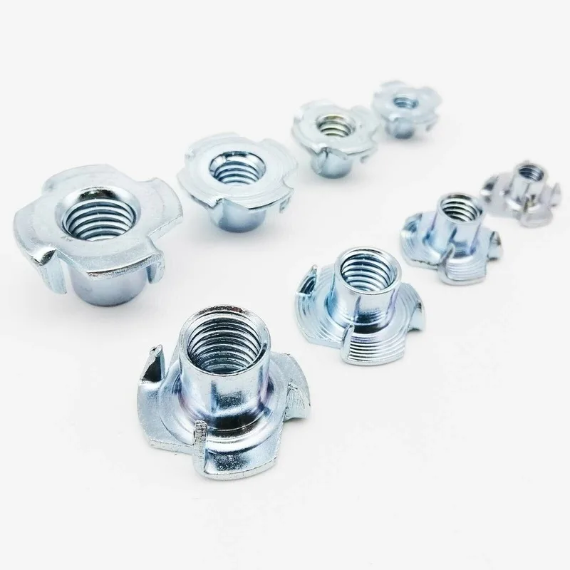 20pc Wood Insert T Nut M4 M5 M6 M8 M10 Carbon Steel Four Claws Nut Speaker Blind Pronged Furniture Board Inlaid Nut Galvanized
20pc Wood Insert T Nut M4 M5 M6 M8 M10 Carbon Steel Four Claws Nut Speaker Blind Pronged Furniture Board Inlaid Nut Galvanized