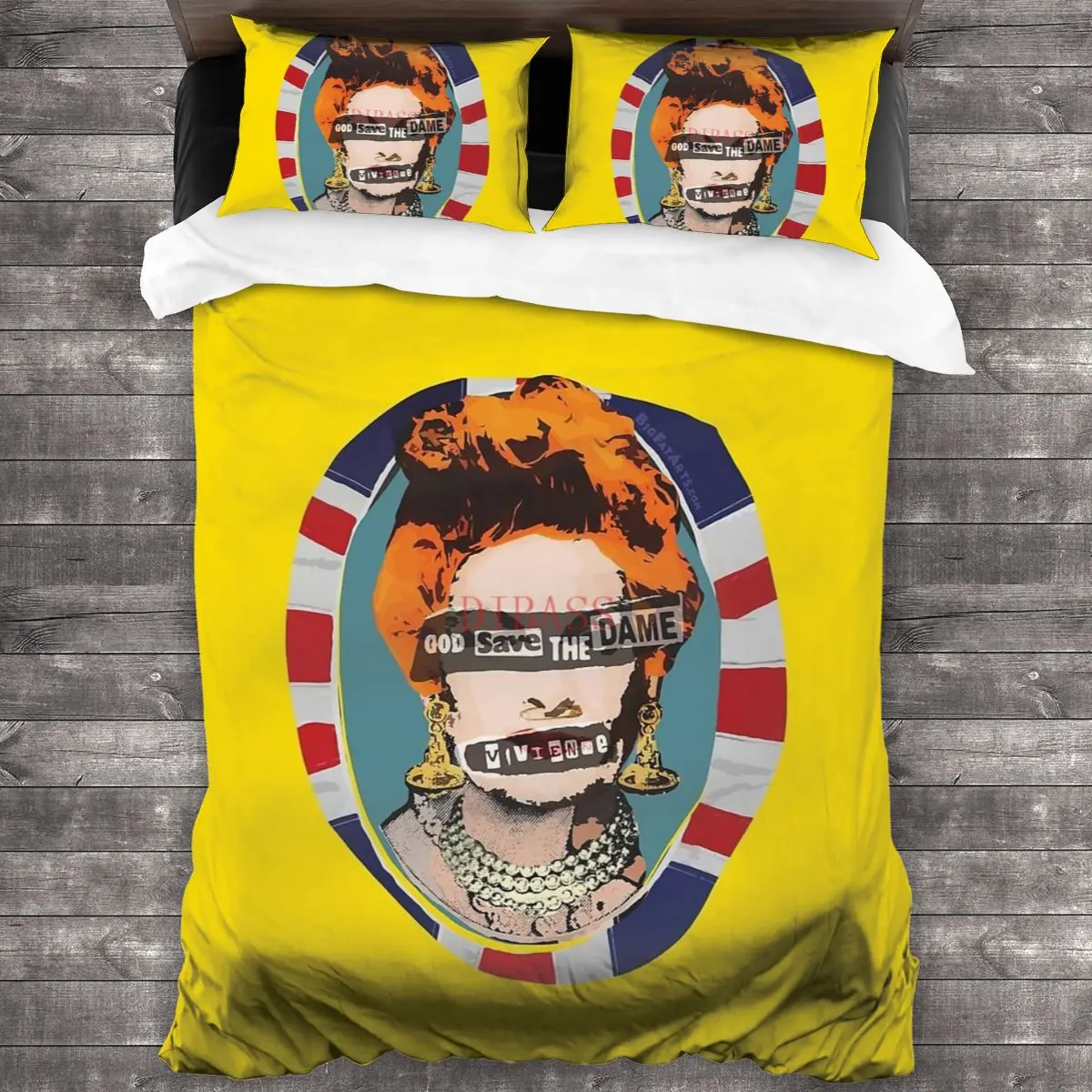 God Save The Dame Soft Microfiber Comforter Set with 2 Pillowcase, Quilt Cover With Zipper Closure King Size Comforter Cover
God Save The Dame Soft Microfiber Comforter Set with 2 Pillowcase, Quilt Cover With Zipper Closure King Size Comforter Cover