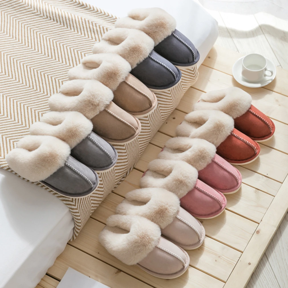 Plush Warm Home Flat Slippers Lightweight Soft Comfortable Winter Slippers Women's Cotton Shoes Indoor Plush Slippers
Plush Warm Home Flat Slippers Lightweight Soft Comfortable Winter Slippers Women's Cotton Shoes Indoor Plush Slippers