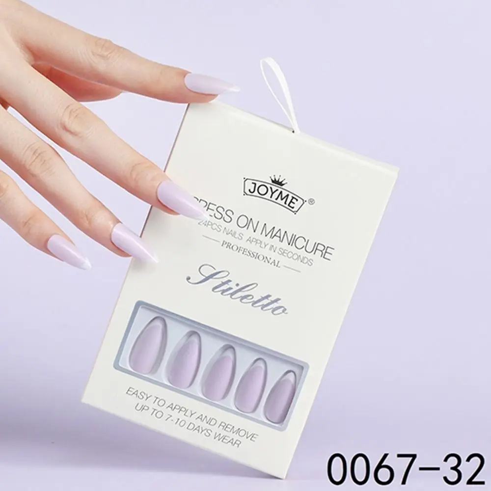 24pcs Nail Tips DIY Black Green Pink Fake Nials Long Almond White Edge French False Nails
24pcs Nail Tips DIY Black Green Pink Fake Nials Long Almond White Edge French False Nails
