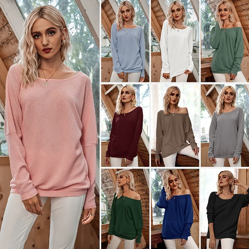 ASDS-Women Off Shoulder Sexy Elastic Knitting Pullover Sweater Knitwear Autumn Winter Jumper
ASDS-Women Off Shoulder Sexy Elastic Knitting Pullover Sweater Knitwear Autumn Winter Jumper