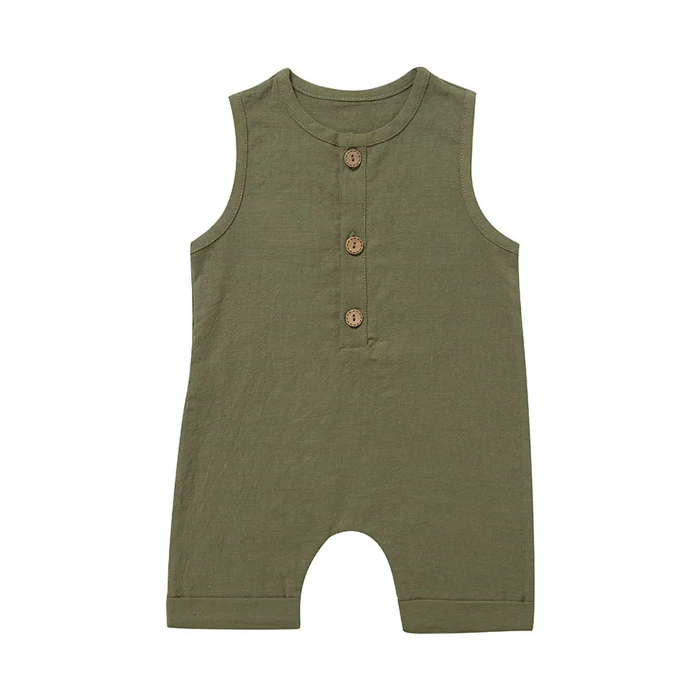 Summer Baby Boys Girls Rompers Toddler Kids Playsuit Jumpsuits Cotton Linen Infant Sleeveless Baby Clothes Ropa Bebe Overalls
Summer Baby Boys Girls Rompers Toddler Kids Playsuit Jumpsuits Cotton Linen Infant Sleeveless Baby Clothes Ropa Bebe Overalls