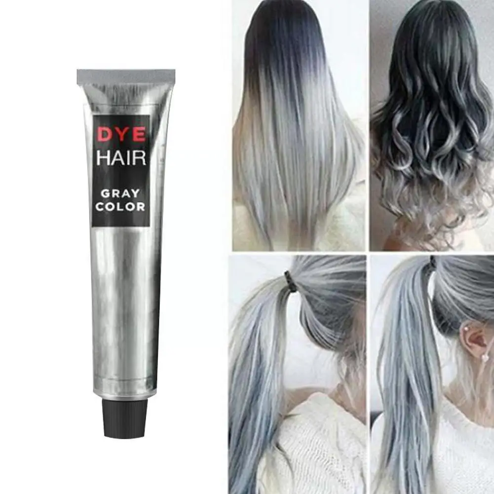 Fashion Hair Gream Unisex Smoky Gray Punk Style 100ml Creams Silver Unisex Dye Cream Color Permanent Hair Hair Grey Light J0L2
Fashion Hair Gream Unisex Smoky Gray Punk Style 100ml Creams Silver Unisex Dye Cream Color Permanent Hair Hair Grey Light J0L2