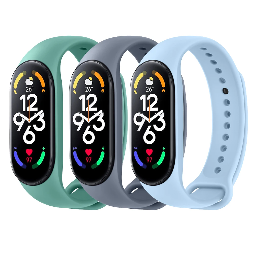Soft Silicone Watch Band For Xiaomi Mi Band 7 Strap Wristband Replacement Bracelet For Xioami Mi Band 7 Miband 7 Sport Watchband
Soft Silicone Watch Band For Xiaomi Mi Band 7 Strap Wristband Replacement Bracelet For Xioami Mi Band 7 Miband 7 Sport Watchband