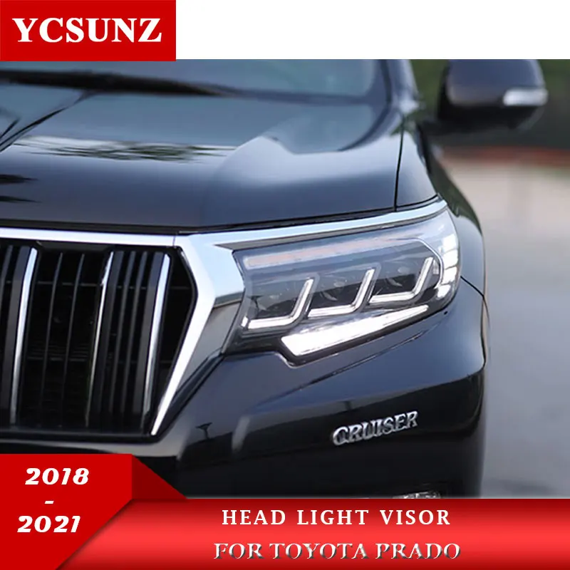 Chrome headlights trim cover For Toyota Land Cruiser Prado fj150 LC150 2018 2019 2020 2021 front lamp Exterior Parts Ycsunz
Chrome headlights trim cover For Toyota Land Cruiser Prado fj150 LC150 2018 2019 2020 2021 front lamp Exterior Parts Ycsunz
