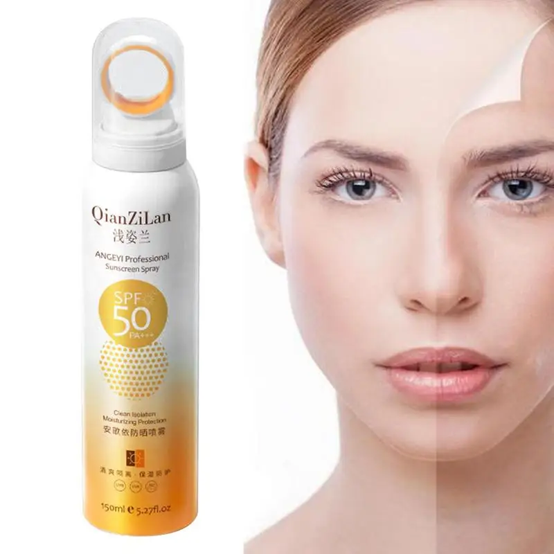 150 мл SPF50 Солнцезащитный спрей УФ-защита для лица тела шеи увлажняющий консилер водостойкий устойчивый к поту солнцезащитный барьер suncry
150 мл SPF50 Солнцезащитный спрей УФ-защита для лица тела шеи увлажняющий консилер водостойкий устойчивый к поту солнцезащитный барьер suncry