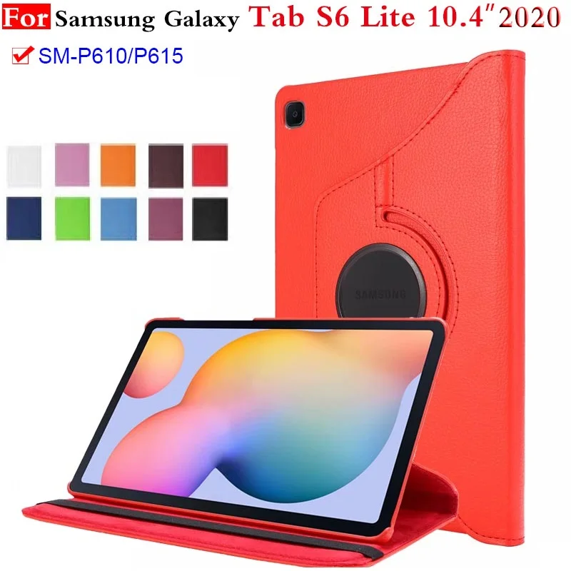 Cover for Samsung Galaxy Tab S6 Lite 10.4'' 2020 360 Degree Rotating Stand Protective Flip Case for SM-P610 SM-P615 Tablet Funda
Cover for Samsung Galaxy Tab S6 Lite 10.4'' 2020 360 Degree Rotating Stand Protective Flip Case for SM-P610 SM-P615 Tablet Funda