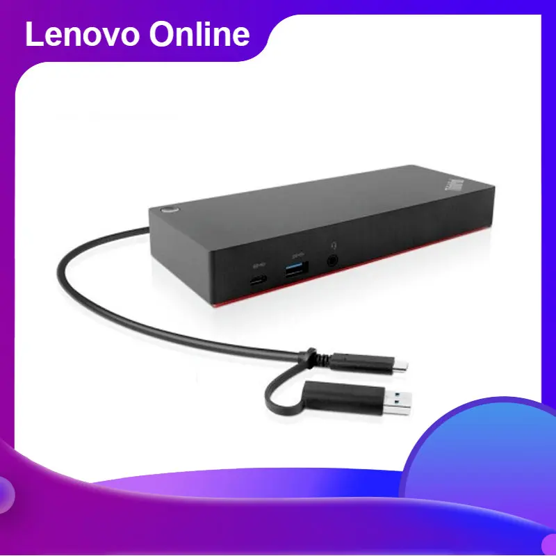 Оригинальный Гибридный аккумулятор Lenovo ThinkPad/Type-C с двойным интерфейсом, Мультиадаптер для настольного компьютера 40AF0135CN X1 X390X280T490T480X280
Оригинальный Гибридный аккумулятор Lenovo ThinkPad/Type-C с двойным интерфейсом, Мультиадаптер для настольного компьютера 40AF0135CN X1 X390X280T490T480X280